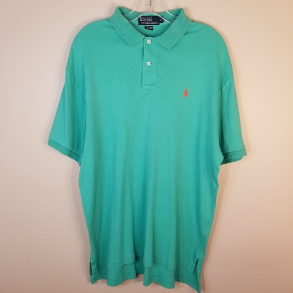 Polo Ralph Lauren Green Polo Shirt Large - Picture 12 of 16